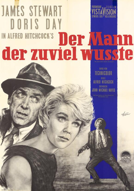 The Man Who Knew Too Much Movie Poster Print (11 x 17) - Item # MOVGF0869