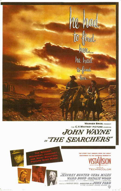 The Searchers Movie Poster Print (11 x 17) - Item # MOVCC8872