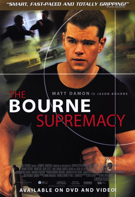 The Bourne Supremacy Movie Poster Print (11 x 17) - Item # MOVCF7037