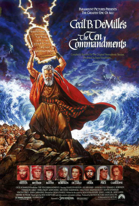 The Ten Commandments Movie Poster Print (11 x 17) - Item # MOVAJ0249