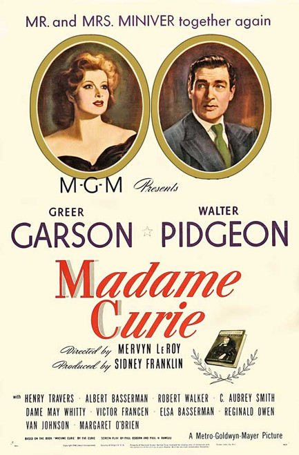 Madame Curie Movie Poster Print (11 x 17) - Item # MOVCJ2163