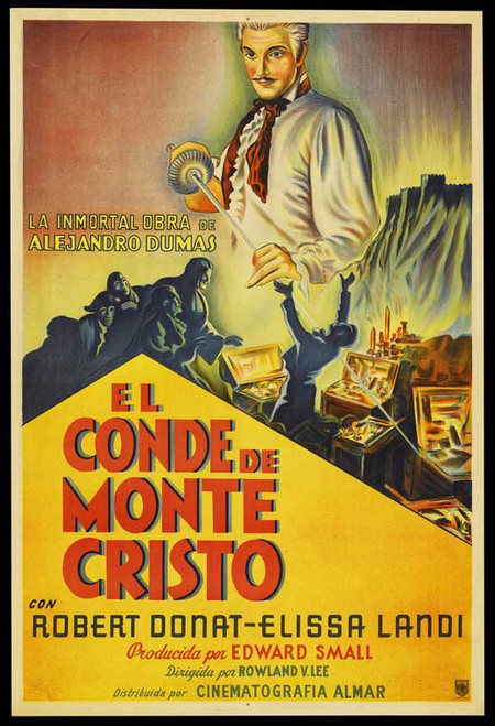 The Count of Monte Cristo Movie Poster Print (11 x 17) - Item # MOVAB32211