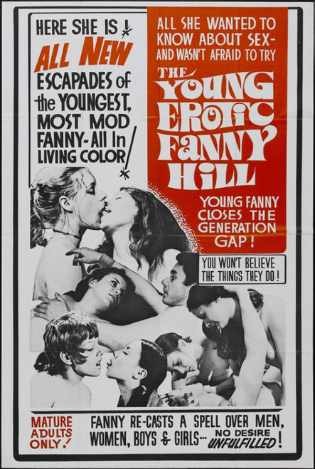 The Young, Erotic Fanny Hill Movie Poster Print (11 x 17) - Item # MOVGI1351