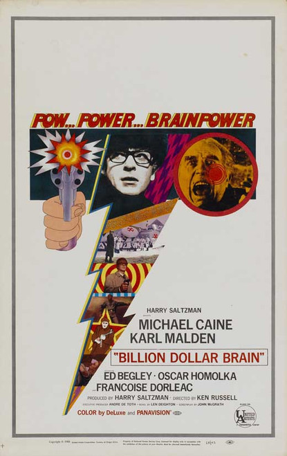 Billion Dollar Brain Movie Poster Print (27 x 40) - Item # MOVAB42853