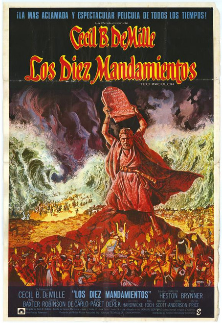 The Ten Commandments Movie Poster Print (11 x 17) - Item # MOVGE0706