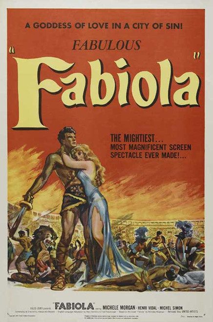 Fabiola Movie Poster Print (11 x 17) - Item # MOVEJ3175