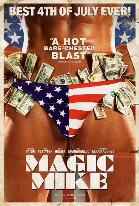 Magic mike movie/show poster wall art printed & shipped 