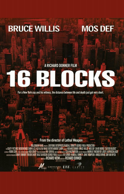 16 Blocks Movie Poster Print (11 x 17) - Item # MOVGF3251