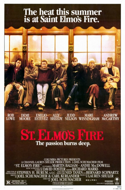 St. Elmo's Fire Movie Poster Print (11 x 17) - Item # MOVAD6839