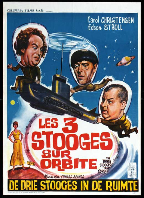 The Three Stooges in Orbit Movie Poster Print (27 x 40) - Item # MOVAB64901