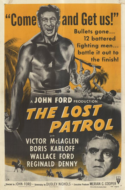 The Lost Patrol Movie Poster Print (27 x 40) - Item # MOVAF9859