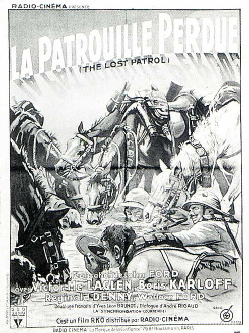 The Lost Patrol Movie Poster Print (11 x 17) - Item # MOVEB09860