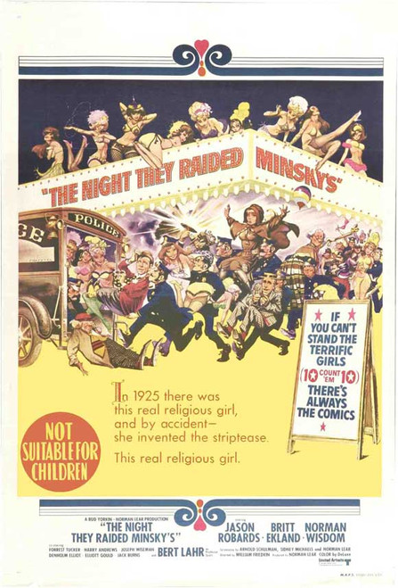 The Night They Raided Minsky's Movie Poster Print (11 x 17) - Item # MOVCB00510 The Night They Raided Minsky's Movie Poster Print (11 x 17) - Item # MOVCB00510