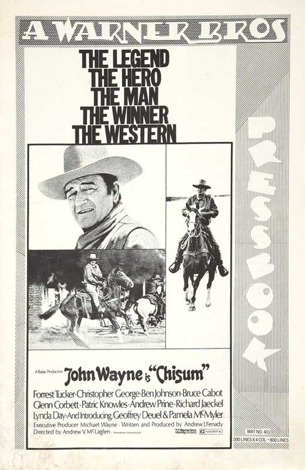 Chisum Movie Poster Print (11 x 17) - Item # MOVAB84301