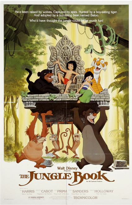 Jungle Book, The Movie Poster Print (11 x 17) - Item # MOVII0692