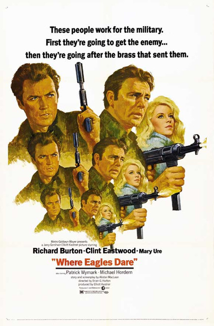 Where Eagles Dare Movie Poster Print (11 x 17) - Item # MOVCI9558