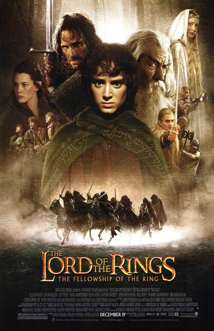 Lord of the Rings 1: The Fellowship of the Ring Movie Poster Print (11 x 17) - Item # MOVCD0794