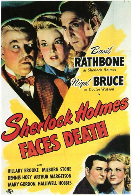 Sherlock Holmes Faces Death Movie Poster Print (11 x 17) - Item # MOVCD9969