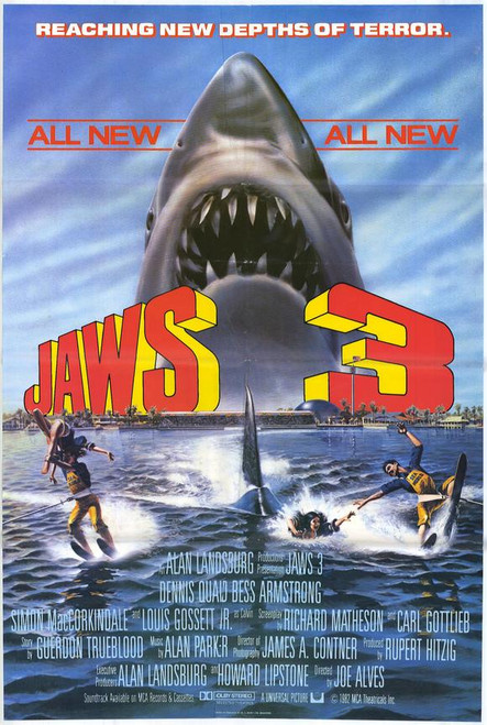 Jaws 3 Movie Poster Print (11 x 17) - Item # MOVCJ5843