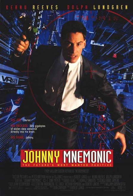 Johnny Mnemonic Movie Poster Print (11 x 17) - Item # MOVED2870