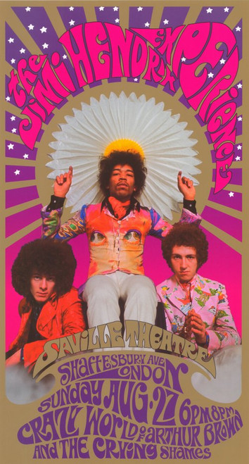 Jimi Hendrix Movie Poster Print (11 x 17) - Item # MOVIF2686