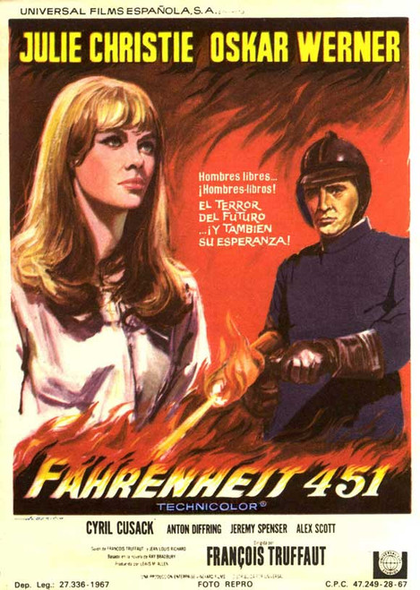 Fahrenheit 451 Movie Poster Print (27 x 40) - Item # MOVCI8672
