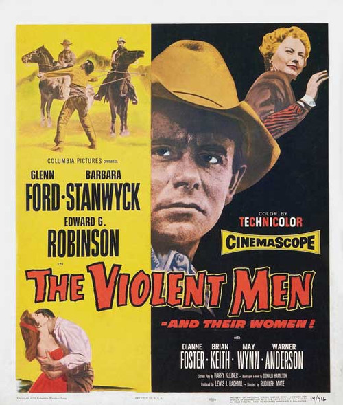 The Violent Men Movie Poster Print (11 x 17) - Item # MOVAB72201