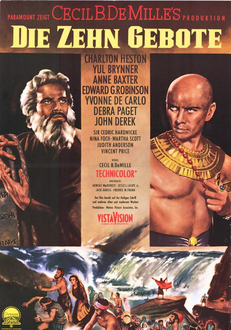 The Ten Commandments Movie Poster Print (11 x 17) - Item # MOVEE1147