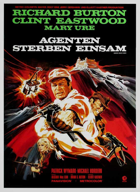 Where Eagles Dare Movie Poster Print (11 x 17) - Item # MOVGJ5872