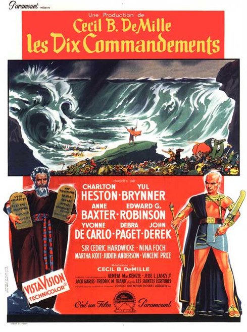 The Ten Commandments Movie Poster Print (11 x 17) - Item # MOVEB36563