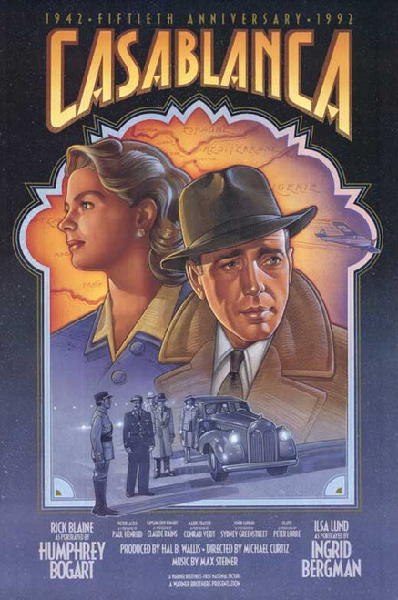 Casablanca Movie Poster Print (11 x 17) - Item # MOVEF7064