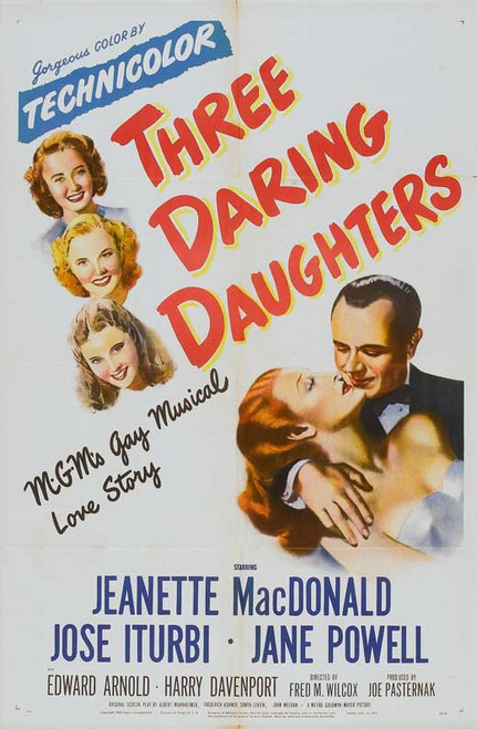 Three Daring Daughters Movie Poster Print (11 x 17) - Item # MOVGB19273