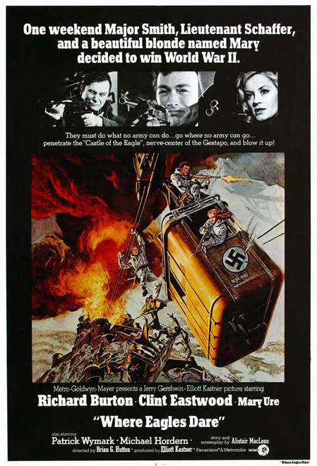 Where Eagles Dare Movie Poster Print (11 x 17) - Item # MOVAB61093