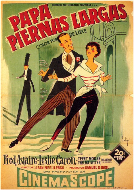 Daddy Long Legs Movie Poster Print (11 x 17) - Item # MOVIE2153