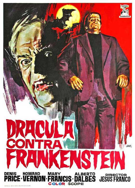 Dracula Vs. Frankenstein Movie Poster Print (11 x 17) - Item # MOVAI7566