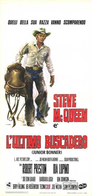 Junior Bonner Movie Poster Print (11 x 17) - Item # MOVAF6853