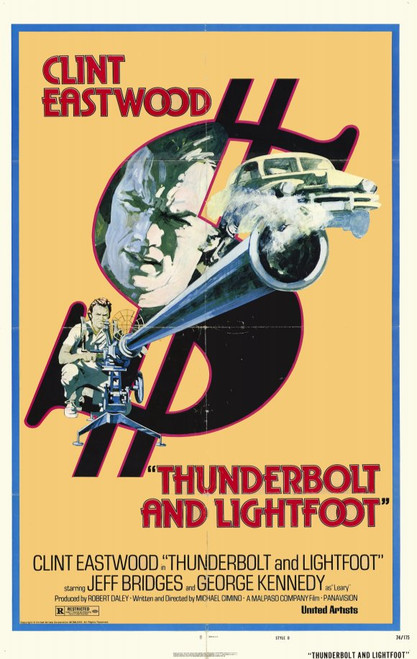 Thunderbolt & Lightfoot Movie Poster Print (11 x 17) - Item # MOVGE1712