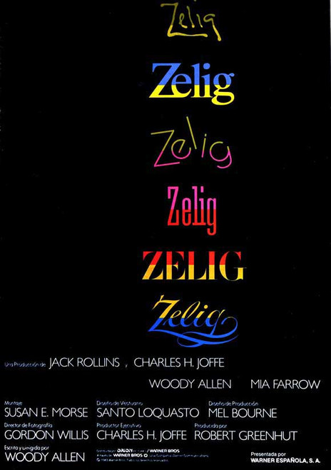 Zelig Movie Poster Print (11 x 17) - Item # MOVIJ6373