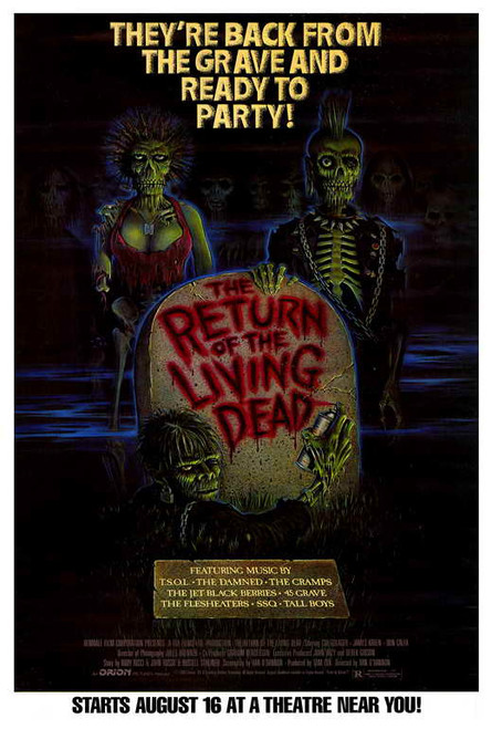 The Return of the Living Dead Movie Poster Print (27 x 40) - Item # MOVIF7444