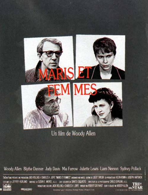 Husbands and Wives Movie Poster Print (11 x 17) - Item # MOVIB18624