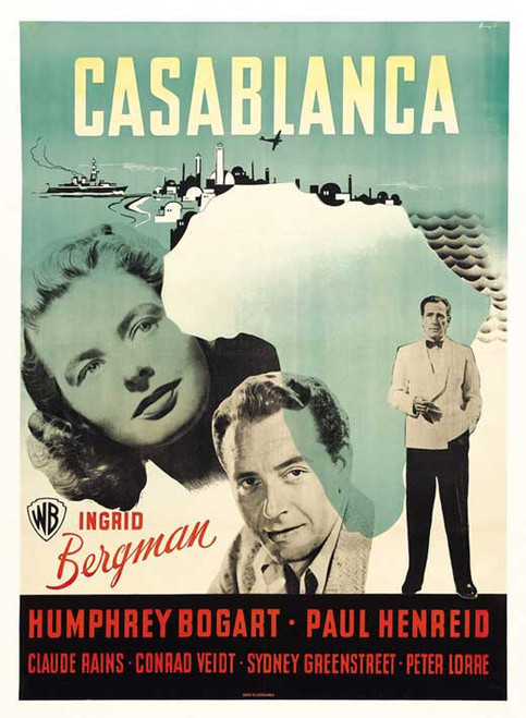 Casablanca Movie Poster Print (11 x 17) - Item # MOVEI0380