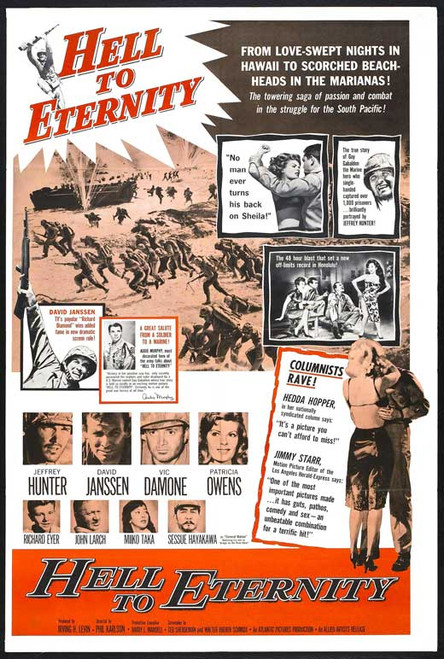 Hell to Eternity Movie Poster Print (27 x 40) - Item # MOVGB28083