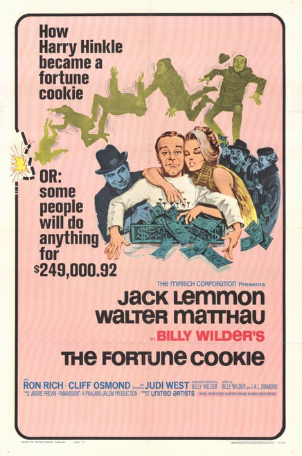 The Fortune Cookie Movie Poster Print (11 x 17) - Item # MOVCE6076