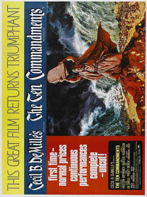 The Ten Commandments Movie Poster Print (27 x 40) - Item # MOVAB36563