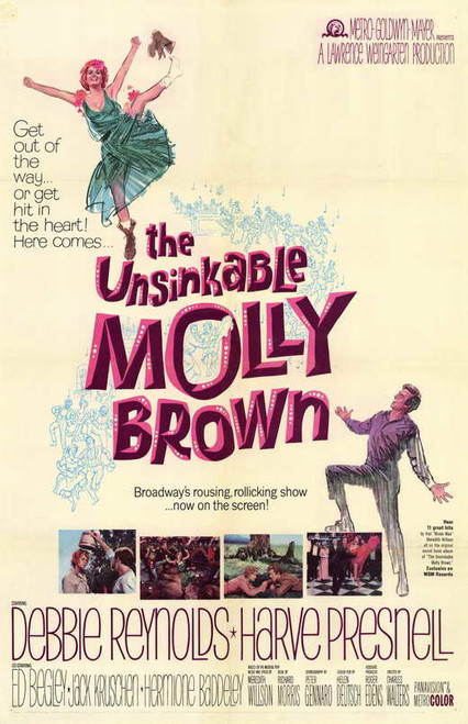The Unsinkable Molly Brown Movie Poster Print (11 x 17) - Item # MOVED7930