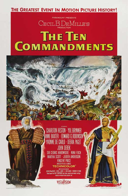 The Ten Commandments Movie Poster Print (27 x 40) - Item # MOVIB48380