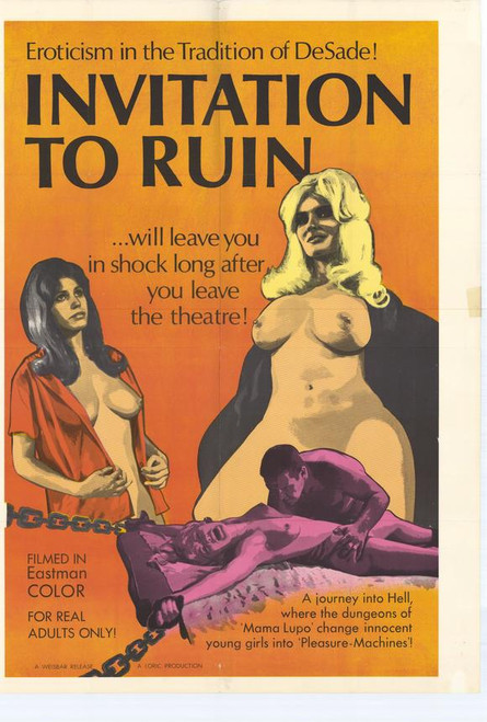 Invitation to Ruin Movie Poster Print (11 x 17) - Item # MOVAE0087