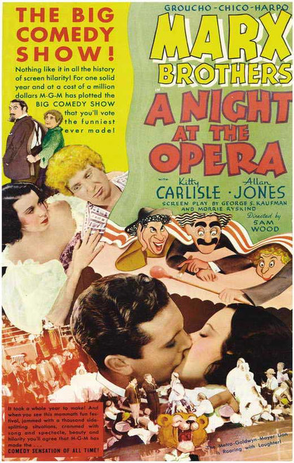 A Night at the Opera Movie Poster Print (11 x 17) - Item # MOVAJ2120