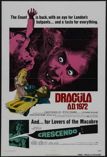 Dracula A.D. 1972 Movie Poster Print (27 x 40) - Item # MOVCJ1287