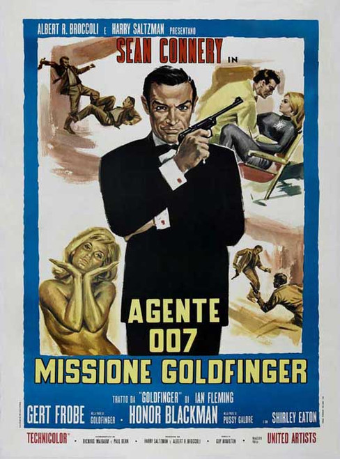 Goldfinger Movie Poster Print (11 x 17) - Item # MOVCJ7048